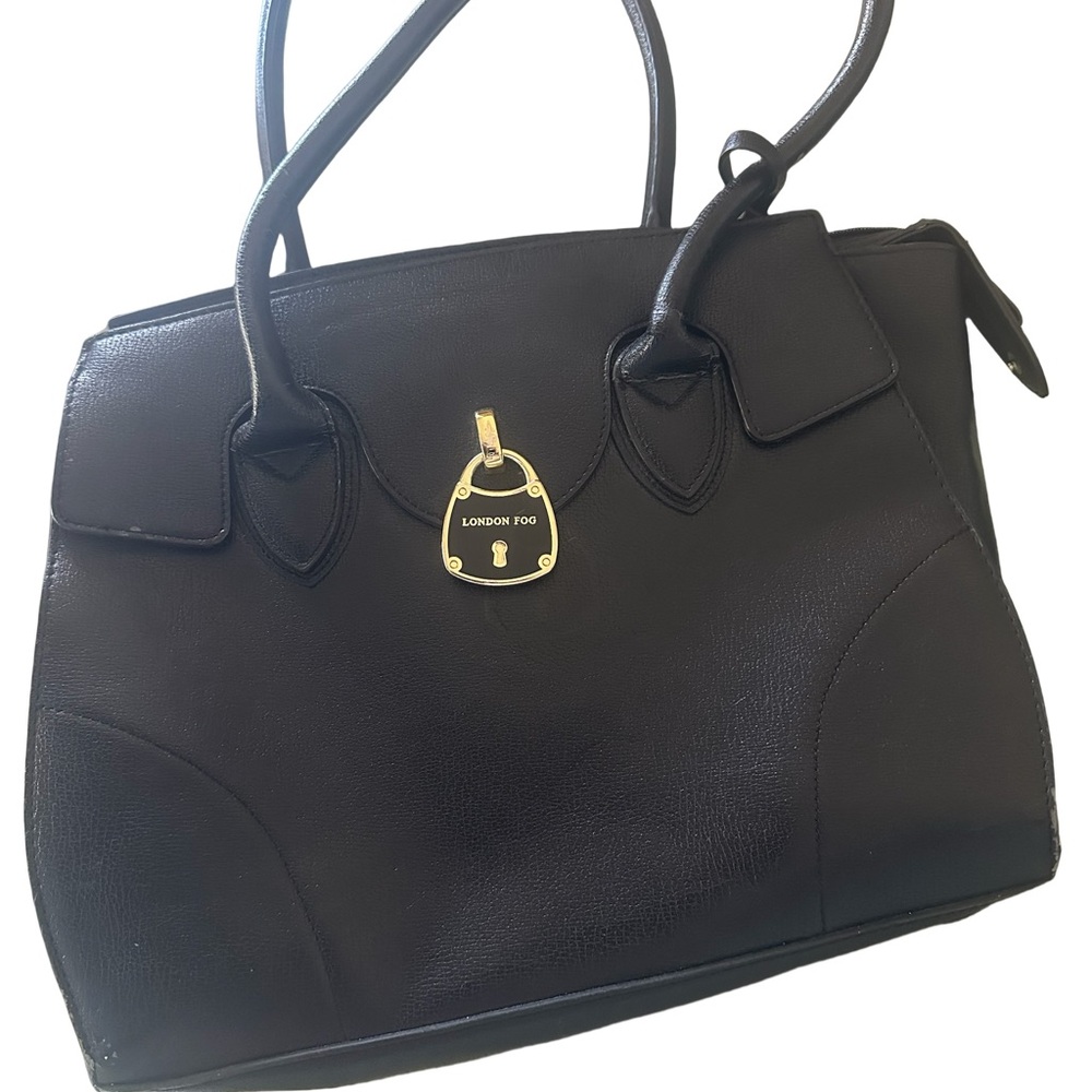 London Fog Black Satchel Bag
